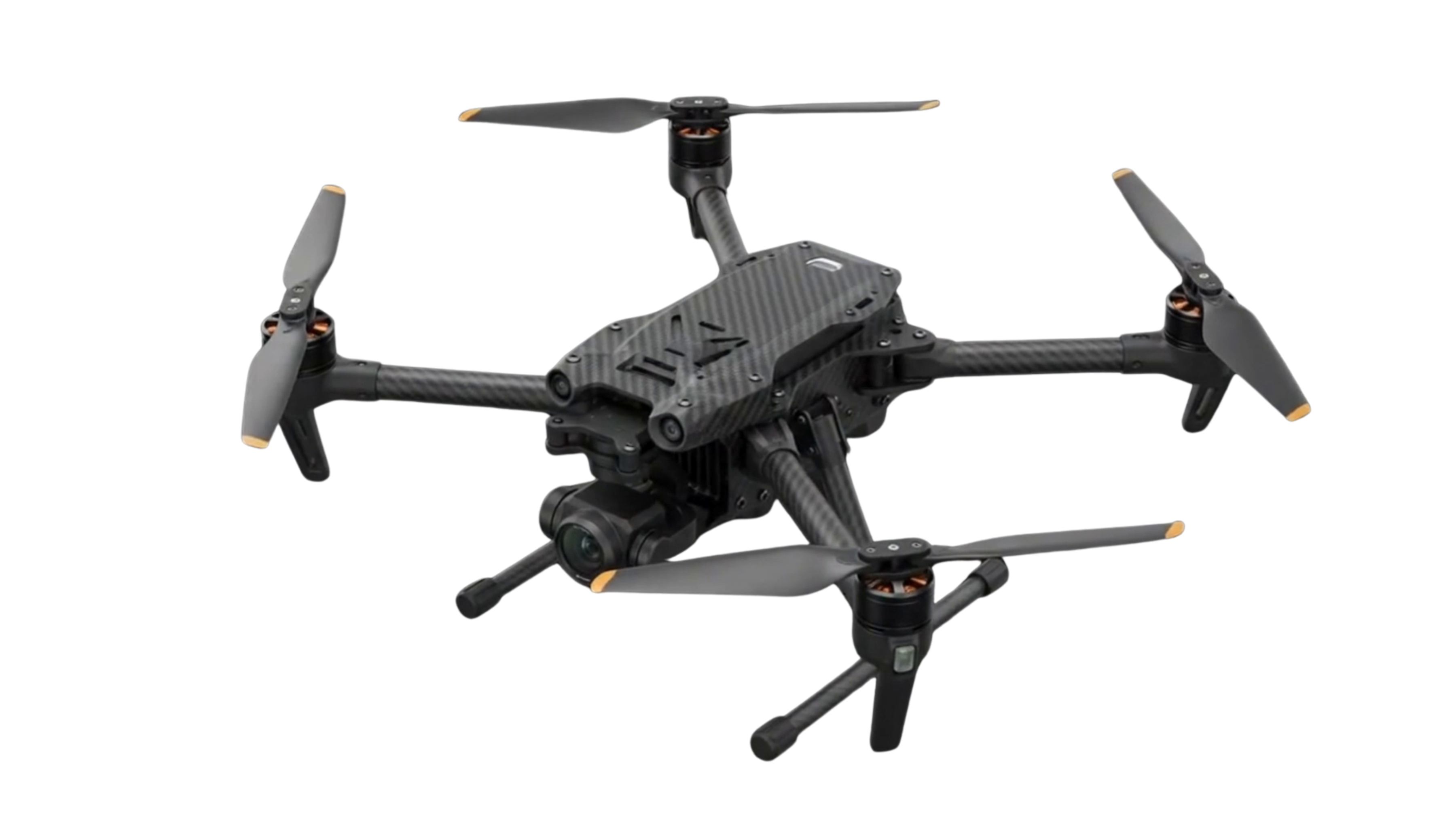 Drone overhead view — powerful and safe flight